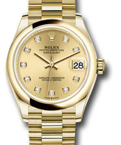 Đồng Hồ Rolex 278248 chdp - Datejust 31 Yellow Gold - Domed Bezel - PresidentĐồng Hồ Rolex 278248 chdp - Datejust 31 Yellow Gold - Domed Bezel - President