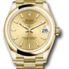 Đồng Hồ Rolex 278248 chip - Datejust 31 Yellow Gold - Domed Bezel - President 2 278248chip 1