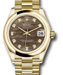 Đồng Hồ Rolex 278248 dkmdp - Datejust 31 Yellow Gold - Domed Bezel - PresidentĐồng Hồ Rolex 278248 dkmdp - Datejust 31 Yellow Gold - Domed Bezel - President