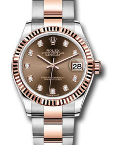 Đồng Hồ Rolex 278271 chodo - Datejust 31 Steel and Everose Gold - Fluted Bezel - OysterĐồng Hồ Rolex 278271 chodo - Datejust 31 Steel and Everose Gold - Fluted Bezel - Oyster