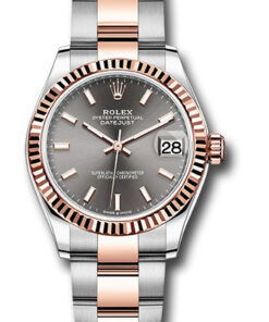 Đồng Hồ Rolex 278271 dkrhio - Datejust 31 Steel and Everose Gold - Fluted Bezel - OysterĐồng Hồ Rolex 278271 dkrhio - Datejust 31 Steel and Everose Gold - Fluted Bezel - Oyster