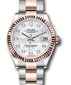 Đồng Hồ Rolex 278271 mdo - Datejust 31 Steel and Everose Gold - Fluted Bezel - OysterĐồng Hồ Rolex 278271 mdo - Datejust 31 Steel and Everose Gold - Fluted Bezel - Oyster