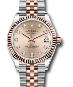 Đồng Hồ Rolex 278271 rodj - Datejust 31 Steel and Everose Gold - Fluted Bezel - JubileeĐồng Hồ Rolex 278271 rodj - Datejust 31 Steel and Everose Gold - Fluted Bezel - Jubilee