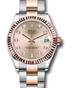 Đồng Hồ Rolex 278271 rodo - Datejust 31 Steel and Everose Gold - Fluted Bezel - OysterĐồng Hồ Rolex 278271 rodo - Datejust 31 Steel and Everose Gold - Fluted Bezel - Oyster