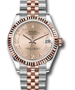 Đồng Hồ Rolex 278271 rorj - Datejust 31 Steel and Everose Gold - Fluted Bezel - JubileeĐồng Hồ Rolex 278271 rorj - Datejust 31 Steel and Everose Gold - Fluted Bezel - Jubilee