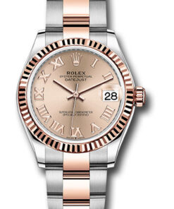 Đồng Hồ Rolex 278271 roro - Datejust 31 Steel and Everose Gold - Fluted Bezel - OysterĐồng Hồ Rolex 278271 roro - Datejust 31 Steel and Everose Gold - Fluted Bezel - Oyster