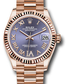 Đồng Hồ Rolex 278275 aubdr6p - Datejust 31 Everose Gold - Fluted Bezel - PresidentĐồng Hồ Rolex 278275 aubdr6p - Datejust 31 Everose Gold - Fluted Bezel - President
