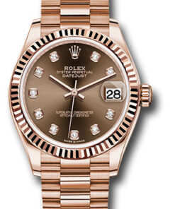 Đồng Hồ Rolex 278275 chodp - Datejust 31 Everose Gold - Fluted Bezel - PresidentĐồng Hồ Rolex 278275 chodp - Datejust 31 Everose Gold - Fluted Bezel - President