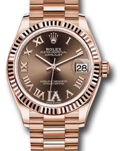 Đồng Hồ Rolex 278275 chodr6p - Datejust 31 Everose Gold - Fluted Bezel - PresidentĐồng Hồ Rolex 278275 chodr6p - Datejust 31 Everose Gold - Fluted Bezel - President
