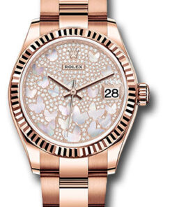 Đồng Hồ Rolex 278275 pmopbo - Datejust 31 Everose Gold - Fluted Bezel - OysterĐồng Hồ Rolex 278275 pmopbo - Datejust 31 Everose Gold - Fluted Bezel - Oyster