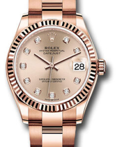 Đồng Hồ Rolex 278275 rsdo - Datejust 31 Everose Gold - Fluted Bezel - OysterĐồng Hồ Rolex 278275 rsdo - Datejust 31 Everose Gold - Fluted Bezel - Oyster