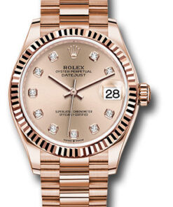 Đồng Hồ Rolex 278275 rsdp - Datejust 31 Everose Gold - Fluted Bezel - PresidentĐồng Hồ Rolex 278275 rsdp - Datejust 31 Everose Gold - Fluted Bezel - President