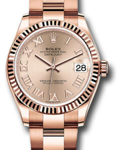 Đồng Hồ Rolex 278275 rsro - Datejust 31 Everose Gold - Fluted Bezel - OysterĐồng Hồ Rolex 278275 rsro - Datejust 31 Everose Gold - Fluted Bezel - Oyster