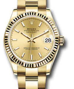 Đồng Hồ Rolex 278278 chio - Datejust 31 Yellow Gold - Fluted Bezel - OysterĐồng Hồ Rolex 278278 chio - Datejust 31 Yellow Gold - Fluted Bezel - Oyster
