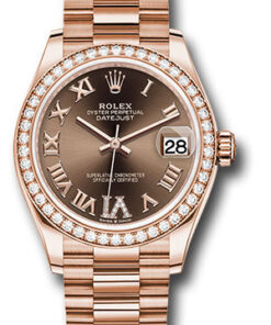 Đồng Hồ Rolex 278285RBR chodr6p - Datejust 31 Everose Gold - 46 Dia Bezel - PresidentĐồng Hồ Rolex 278285RBR chodr6p - Datejust 31 Everose Gold - 46 Dia Bezel - President