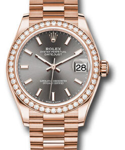 Đồng Hồ Rolex 278285RBR dkrhip - Datejust 31 Everose Gold - 46 Dia Bezel - PresidentĐồng Hồ Rolex 278285RBR dkrhip - Datejust 31 Everose Gold - 46 Dia Bezel - President