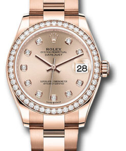 Đồng Hồ Rolex 278285RBR rsdo - Datejust 31 Everose Gold - 46 Dia Bezel - OysterĐồng Hồ Rolex 278285RBR rsdo - Datejust 31 Everose Gold - 46 Dia Bezel - Oyster