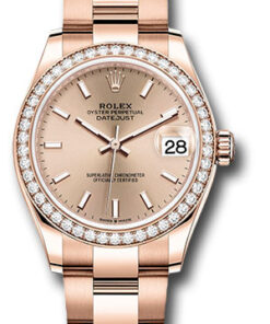 Đồng Hồ Rolex 278285RBR rsio - Datejust 31 Everose Gold - 46 Dia Bezel - OysterĐồng Hồ Rolex 278285RBR rsio - Datejust 31 Everose Gold - 46 Dia Bezel - Oyster