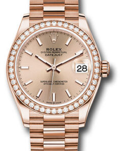Đồng Hồ Rolex 278285RBR rsip - Datejust 31 Everose Gold - 46 Dia Bezel - PresidentĐồng Hồ Rolex 278285RBR rsip - Datejust 31 Everose Gold - 46 Dia Bezel - President