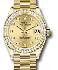Đồng Hồ Rolex 278288RBR chdp - Datejust 31 Yellow Gold - 46 Dia Bezel - PresidentĐồng Hồ Rolex 278288RBR chdp - Datejust 31 Yellow Gold - 46 Dia Bezel - President