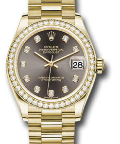Đồng Hồ Rolex 278288RBR dkgdp - Datejust 31 Yellow Gold - 46 Dia Bezel - PresidentĐồng Hồ Rolex 278288RBR dkgdp - Datejust 31 Yellow Gold - 46 Dia Bezel - President