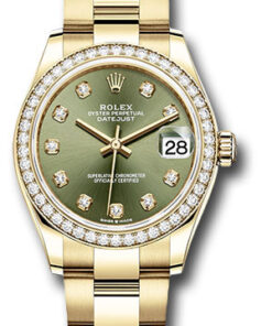Đồng Hồ Rolex 278288RBR ogdo - Datejust 31 Yellow Gold - 46 Dia Bezel - Oyster278288RBR ogdo