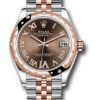 Đồng Hồ Rolex 278341RBR chodr6j - Datejust 31 Steel and Everose Gold - 24 Dia Bezel - Jubilee 1 278341RBRchodr6j