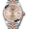 Đồng Hồ Rolex 278341RBR rodj - Datejust 31 Steel and Everose Gold - 24 Dia Bezel - Jubilee 1 278341RBRrodj