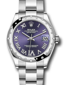 Đồng Hồ Rolex 278344RBR aubdr6o - Datejust 31 Steel and White Gold - Domed 24 Dia Bezel - OysterĐồng Hồ Rolex 278344RBR aubdr6o - Datejust 31 Steel and White Gold - Domed 24 Dia Bezel - Oyster