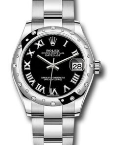 Đồng Hồ Rolex 278344RBR bkro - Datejust 31 Steel and White Gold - Domed 24 Dia Bezel - OysterĐồng Hồ Rolex 278344RBR bkro - Datejust 31 Steel and White Gold - Domed 24 Dia Bezel - Oyster