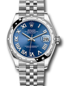 Đồng Hồ Rolex 278344RBR blrj - Datejust 31 Steel and White Gold - Domed 24 Dia Bezel - JubileeĐồng Hồ Rolex 278344RBR blrj - Datejust 31 Steel and White Gold - Domed 24 Dia Bezel - Jubilee