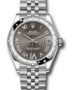Đồng Hồ Rolex 278344RBR dkgdr6j - Datejust 31 Steel and White Gold - Domed 24 Dia Bezel - JubileeĐồng Hồ Rolex 278344RBR dkgdr6j - Datejust 31 Steel and White Gold - Domed 24 Dia Bezel - Jubilee