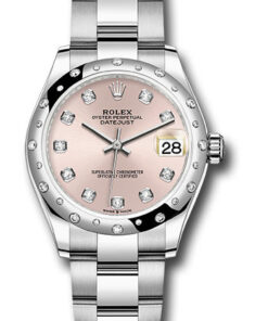 Đồng Hồ Rolex 278344RBR pdo - Datejust 31 Steel and White Gold - Domed 24 Dia Bezel - OysterĐồng Hồ Rolex 278344RBR pdo - Datejust 31 Steel and White Gold - Domed 24 Dia Bezel - Oyster