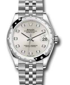 Đồng Hồ Rolex 278344RBR sdj - Datejust 31 Steel and White Gold - Domed 24 Dia Bezel - JubileeĐồng Hồ Rolex 278344RBR sdj - Datejust 31 Steel and White Gold - Domed 24 Dia Bezel - Jubilee