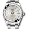 Đồng Hồ Rolex 278344RBR sio - Datejust 31 Steel and White Gold - Domed 24 Dia Bezel - Oyster278344RBRsio