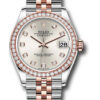 Đồng Hồ Rolex 278381RBR sdj - Datejust 31 Steel and Everose Gold - 46 Dia Bezel - Jubilee 2 278381RBRsdj