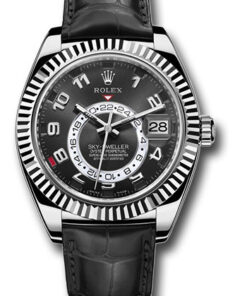 Đồng Hồ Rolex 326139 bk - Sky-Dweller White Gold - Leather StrapĐồng Hồ Rolex 326139 bk - Sky-Dweller White Gold - Leather Strap