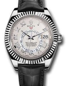 Đồng Hồ Rolex 326139 iv - Sky-Dweller White Gold - Leather StrapĐồng Hồ Rolex 326139 iv - Sky-Dweller White Gold - Leather Strap