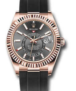 Đồng Hồ Rolex 326235 sgi - Sky-Dweller Everose Gold - Oysterflex StrapĐồng Hồ Rolex 326235 sgi - Sky-Dweller Everose Gold - Oysterflex Strap