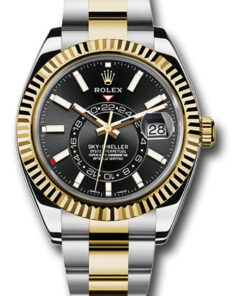 Đồng Hồ Rolex 326933 bkio - Sky-Dweller Stainless Steel and Yellow Gold - Oyster BraceletĐồng Hồ Rolex 326933 bkio - Sky-Dweller Stainless Steel and Yellow Gold - Oyster Bracelet