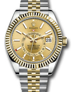 Đồng Hồ Rolex 326933 chij - Sky-Dweller Stainless Steel and Yellow Gold - Jubilee BraceletĐồng Hồ Rolex 326933 chij - Sky-Dweller Stainless Steel and Yellow Gold - Jubilee Bracelet