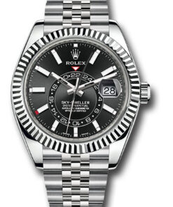 Đồng Hồ Rolex 326934 bkij - Sky-Dweller Stainless Steel and White Gold - Jubilee BraceletĐồng Hồ Rolex 326934 bkij - Sky-Dweller Stainless Steel and White Gold - Jubilee Bracelet