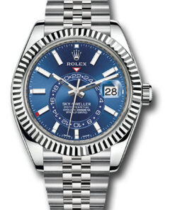 Đồng Hồ Rolex 326934 blij - Sky-Dweller Stainless Steel and White Gold - Jubilee BraceletĐồng Hồ Rolex 326934 blij - Sky-Dweller Stainless Steel and White Gold - Jubilee Bracelet