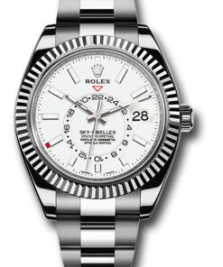Đồng Hồ Rolex 326934 wh - Sky-Dweller Stainless Steel and White Gold - Oyster BraceletĐồng Hồ Rolex 326934 wh - Sky-Dweller Stainless Steel and White Gold - Oyster Bracelet