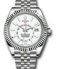 Đồng Hồ Rolex 326934 wij - Sky-Dweller Stainless Steel and White Gold - Jubilee BraceletĐồng Hồ Rolex 326934 wij - Sky-Dweller Stainless Steel and White Gold - Jubilee Bracelet