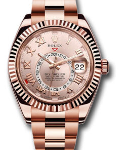 Đồng Hồ Rolex 326935 su - Sky-Dweller Everose Gold - Oyster BraceletĐồng Hồ Rolex 326935 su - Sky-Dweller Everose Gold - Oyster Bracelet
