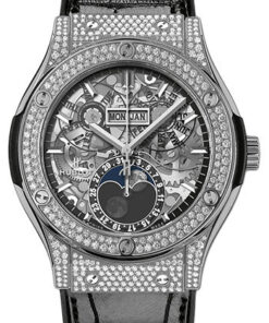 Đồng Hồ Hublot 517.NX.0170.LR.1704 - Classic Fusion 45mm Aerofusion Moonphase - TitaniumĐồng Hồ Hublot 517.NX.0170.LR.1704 - Classic Fusion 45mm Aerofusion Moonphase - Titanium