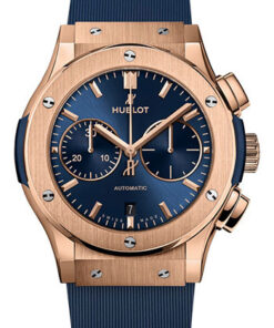 Đồng Hồ Hublot 521.OX.7180.RX - Classic Fusion 45mm Chronograph - King Gold BlueĐồng Hồ Hublot 521.OX.7180.RX - Classic Fusion 45mm Chronograph - King Gold Blue