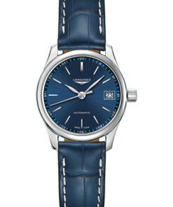 Đồng Hồ Longines L2.128.4.92.0 - Master Collection 25.5 mm - Steel - Alligator StrapĐồng Hồ Longines L2.128.4.92.0 - Master Collection 25.5 mm - Steel - Alligator Strap