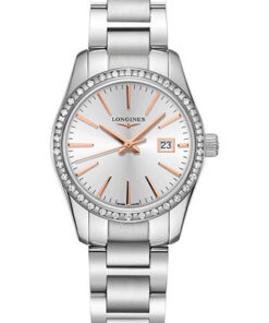 Đồng Hồ Longines L2.286.0.72.6 - Conquest Classic 29.5 mm - Steel With DiamondsĐồng Hồ Longines L2.286.0.72.6 - Conquest Classic 29.5 mm - Steel With Diamonds